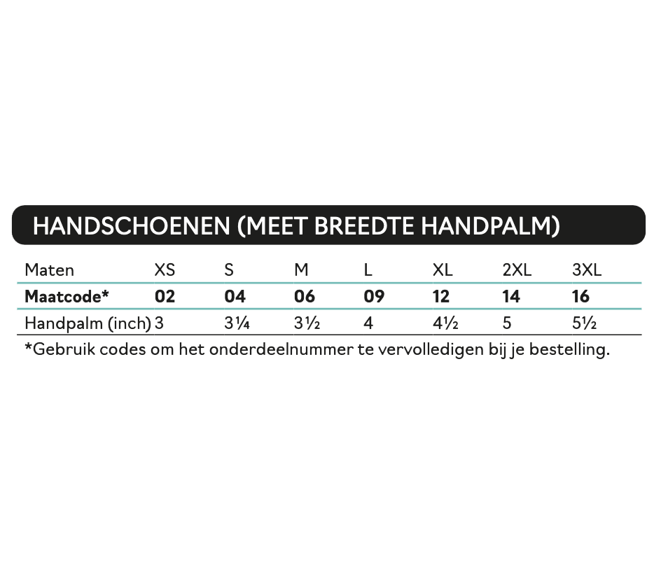 Choppy handschoenen